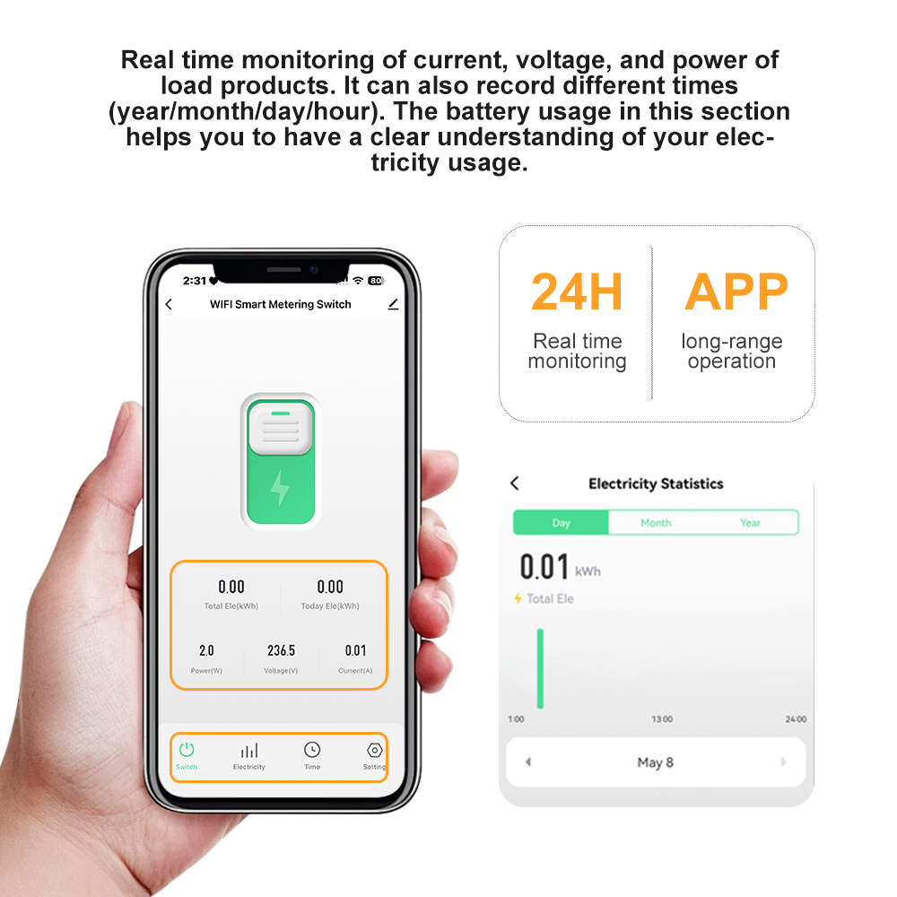 63A 1P+N WiFi Smart MCB Energy - Tuya Smart review and price