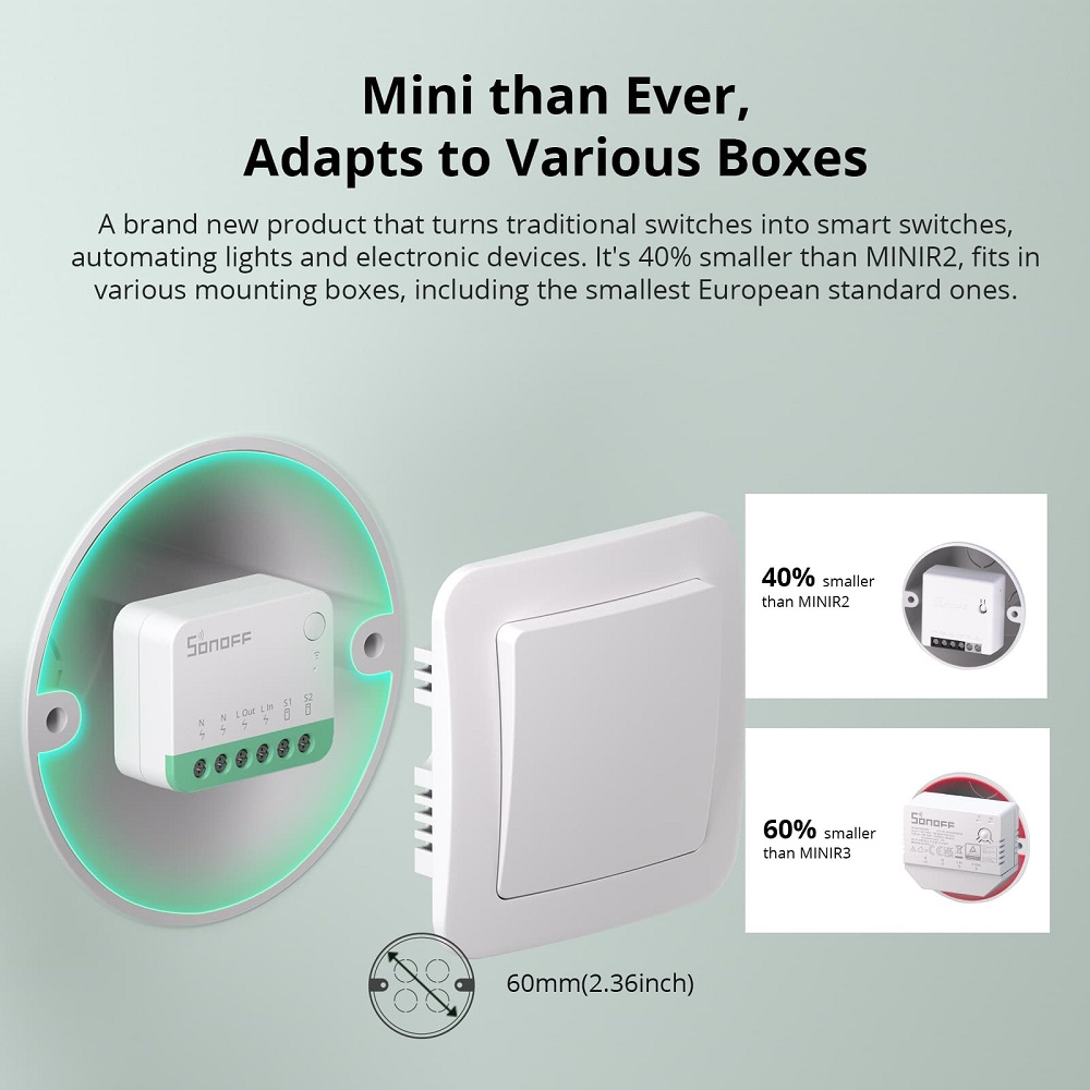 SONOFF MINIR4M MINI Extreme Wi - Sonoff review and price